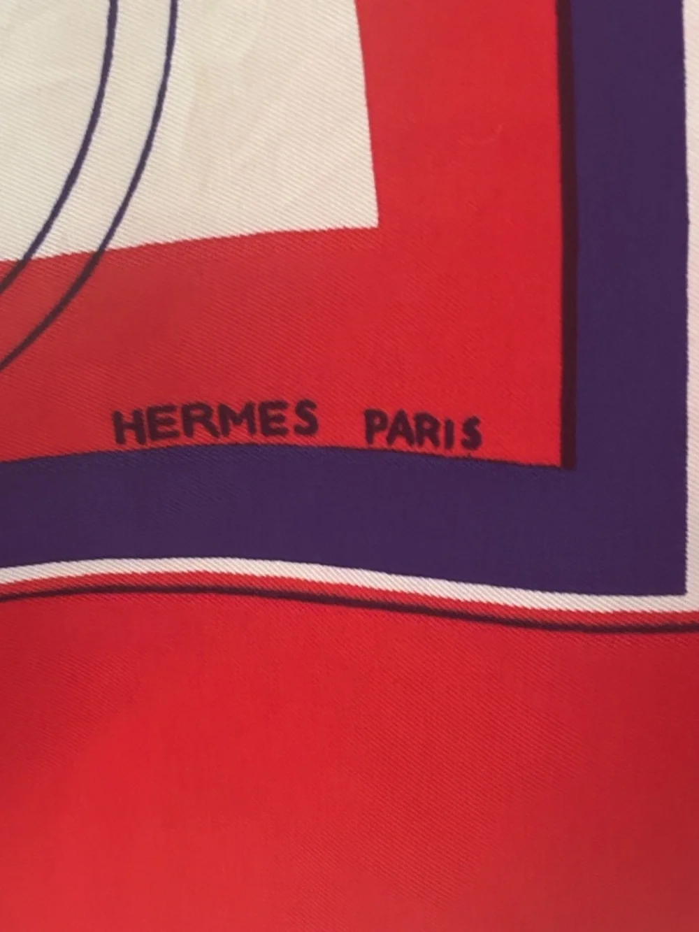HERMES EX LIBRIS SILK SCARF